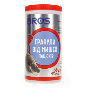 Гранулы (Брос) Bros от мышей и крыс с мумифицирующим эффектом 250 г